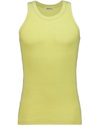 AURALEE - Ribbed-Knit Tank Top - Lyst