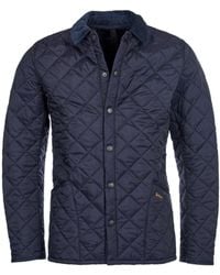 Barbour - Quilted Long-Sleeved Cotton Coat - Lyst