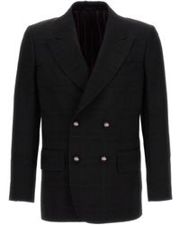Etro - Double-Breasted Tailored Blazer - Lyst