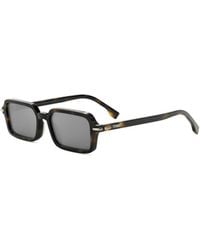 Fendi - Eyewear Rectangular Frame Sunglasses - Lyst