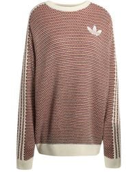 adidas Originals - Trefoil Logo-Embroidered Sweater - Lyst