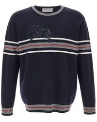 Iceberg - Striped Sylvester Knitted Sweater - Lyst