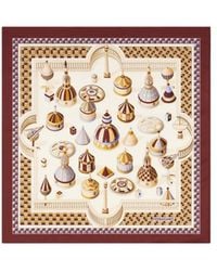 Ferragamo - Ferragamo Nadir Printed Scarf - Lyst
