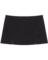 Givenchy - Sliced Mini Skirt - Lyst