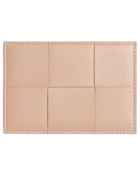 Bottega Veneta - Logo Dembossed Card Holder - Lyst