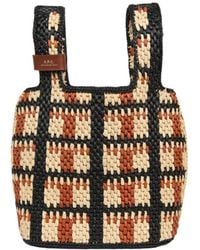 A.P.C. - Pecan Woven Tote Bag - Lyst