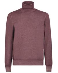 Lardini - High Neck Knitted Jumper - Lyst