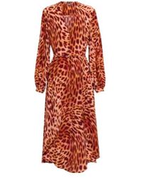 Stella McCartney - Cheetah-Print Silk Maxi Dress - Lyst