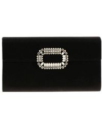 Roger Vivier - Chain-Linked Clutch Bag - Lyst