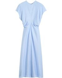 TOTEME - Totême Slouch Waist Crewneck Maxi Dress - Lyst