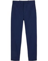 Polo Ralph Lauren - Straight Leg Cotton Trousers - Lyst