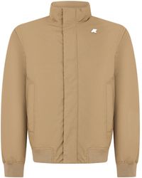 K-Way - Zip-Up High Collar Jacket - Lyst