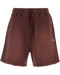 Golden Goose - Star Wide-Leg Shorts - Lyst