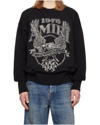 Amiri - Eagle Crew Neck Sweater - Lyst