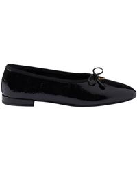 Prada - Almond-Toe Ballerina Shoes - Lyst