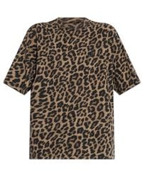 Anine Bing - Avi Leopard Print Tee - Lyst