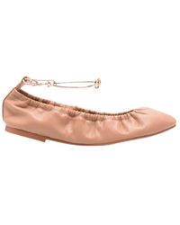 Twinset - Ankle Strap Ballet Flats - Lyst