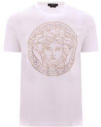 Versace - Logo-Embellished Crewneck T-Shirt - Lyst