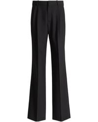 Balmain - Pleated Wide-Leg Pants - Lyst