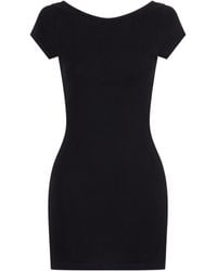 Matteau - Open-Back Cotton-Jersey Mini Dress - Lyst