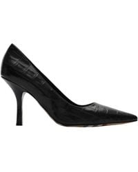 Burberry - Crocodile-Effect Leather Dame High Pumps - Lyst