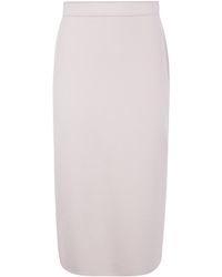 D.exterior - Merinos Comfort Short Skirt - Lyst