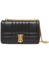Burberry - Lola Logo Plaque Small Crossbody Bag - Lyst