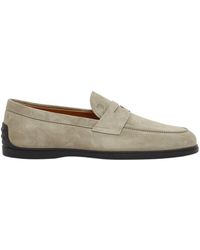 Tod's - Round Toe Loafers - Lyst