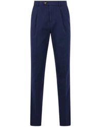 Brunello Cucinelli - Leisure-Fit Pleated Gabardine Trousers - Lyst