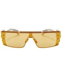 Balmain - Logo Sunglasses - Lyst