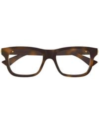 Bottega Veneta - Eyewear Rectangle Frame Glasses - Lyst