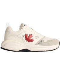 DSquared² - Dash Maple Leaf Quilted Sneakers - Lyst