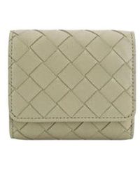Bottega Veneta - Intrecciato Tri-Fold Wallet - Lyst
