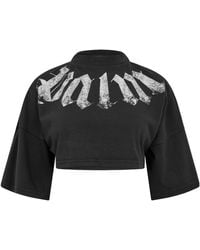 Palm Angels - Cotton Crop Top - Lyst