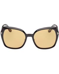 Tom Ford - Eyewear Plum Square-Frame Sunglasses - Lyst