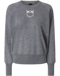 Pinko - Love Birds Logo Sweater - Lyst