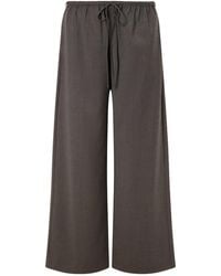 St. Agni - Everyday Wool Blend Wide-Leg Pants - Lyst