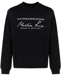 Martine Rose - Slogan Printed Crewneck Sweatshirt - Lyst