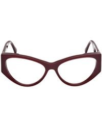 Max Mara - Cat-Eye Frame Glasses - Lyst