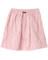 Miu Miu - A-Line Logo Midi Skirt - Lyst