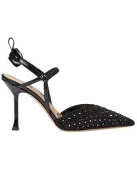 Fendi - Very Colibri Organza High-Heeled Slingback With Mirrors - Lyst