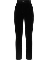 Dolce & Gabbana - Tailored Velvet Tuxedo Pants - Lyst