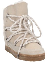 Isabel Marant - Suede Platform Ankle Boots - Lyst