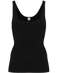 TOTEME - Knit Tank Top Scoop Neck - Lyst