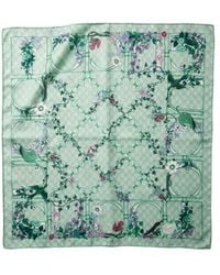 Gucci - Printed Silk Twill Carré - Lyst