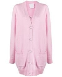 Givenchy - Embroidered Studded Wool-Cashmere Cardigan - Lyst