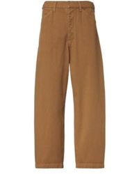Lemaire - Cotton Twill Barrel-Leg Pants - Lyst