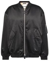 Jil Sander - Cotton Blouson Bomber Jacket - Lyst