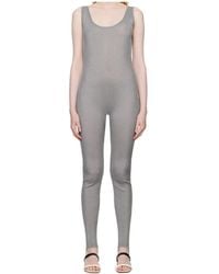 RECTO. - Footed Jumpsuit - Lyst