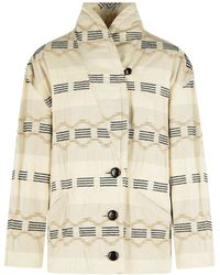 Isabel Marant - Isabel Marant Étoile Qayla Short Jacquard Coat - Lyst